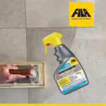 "FILA Instant Remover" is a specialized solution designed for the efficient removal of fresh cement grout residue.
